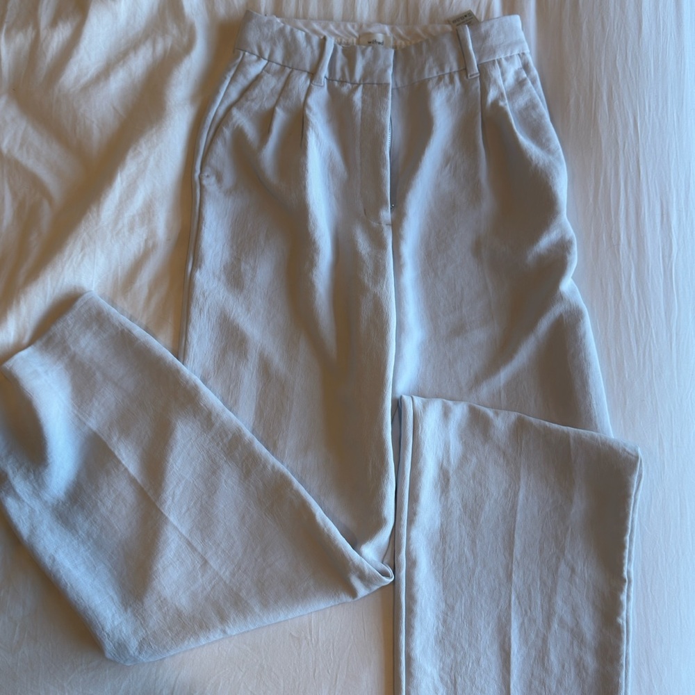 Wilfred Aritzia Light Blue Effortless Pants